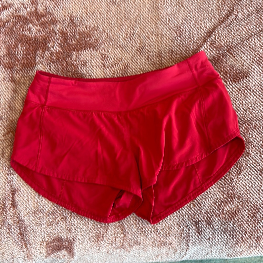 Red speed short size 4 perfect condition